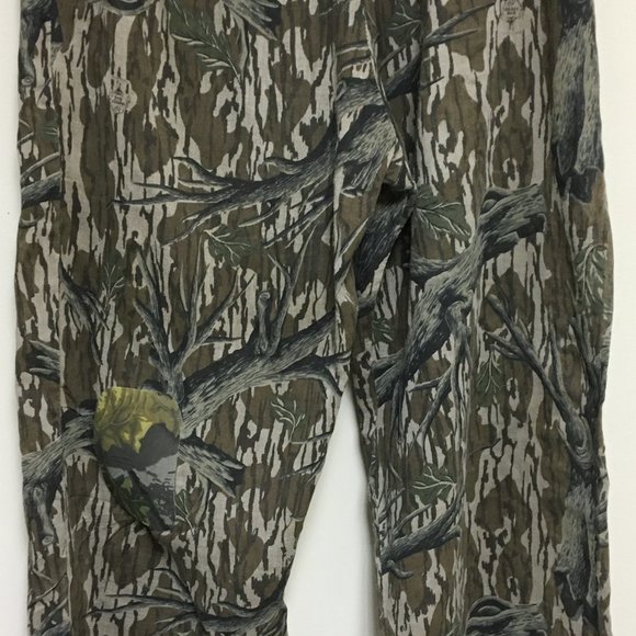 Vintage Mossy Oak Camouflage Mens Size XXL Tree Stand Hunting Pants - Picture 4 of 12